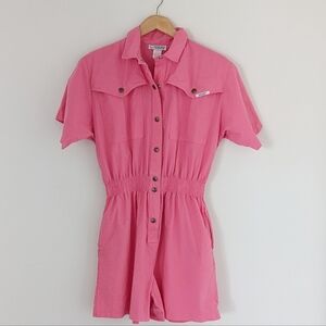 Ideas. Vintage hard to find bubble gum pink romper size large